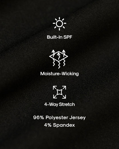 All Black Active Crew 10-Pack