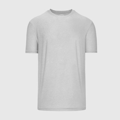 Light Heather Gray Active Crew Neck Tee