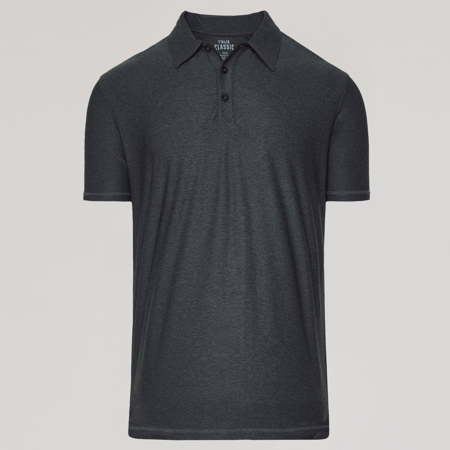 Charcoal Heather Gray Active Polo
