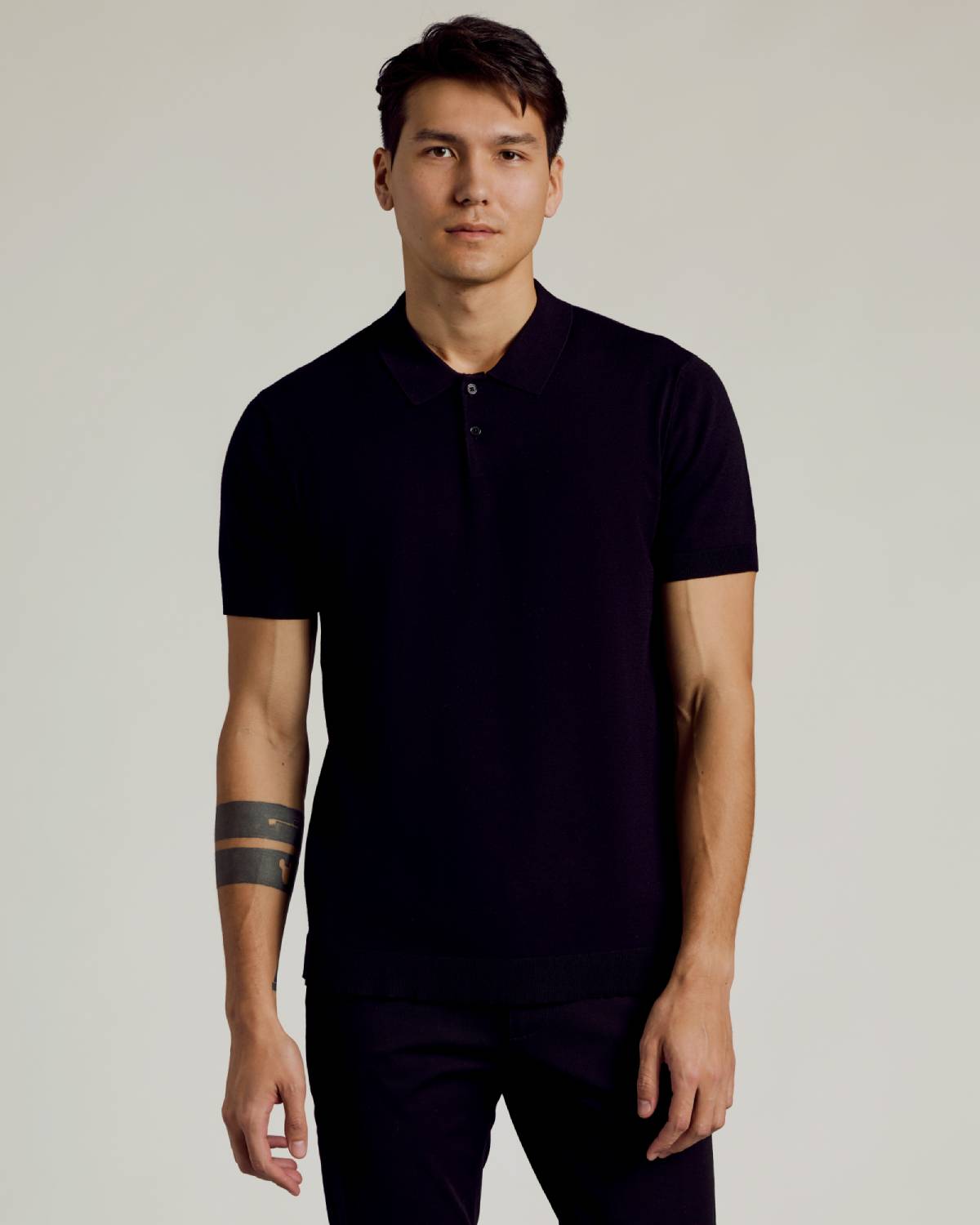 All Black Dressy Polo 3-Pack