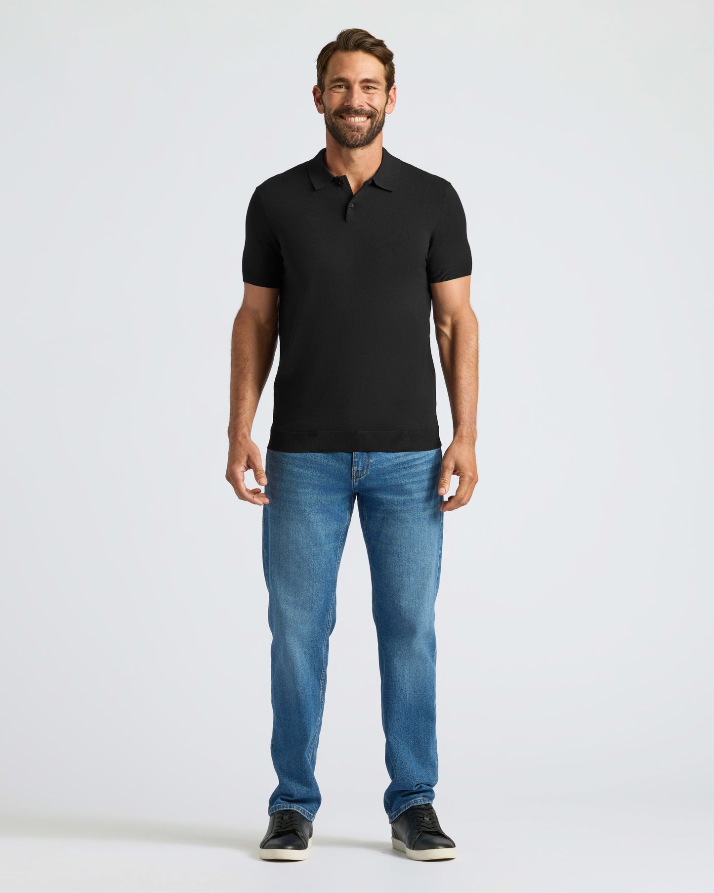 Black Dressy Polo
