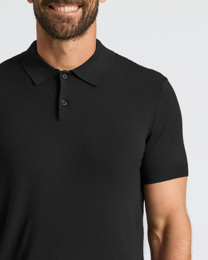 Black Dressy Polo 6-Pack