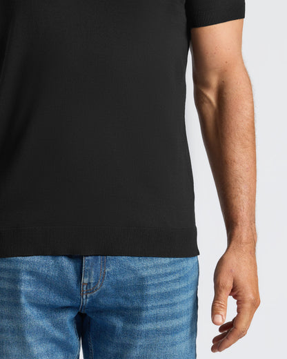 Black Dressy Polo 6-Pack