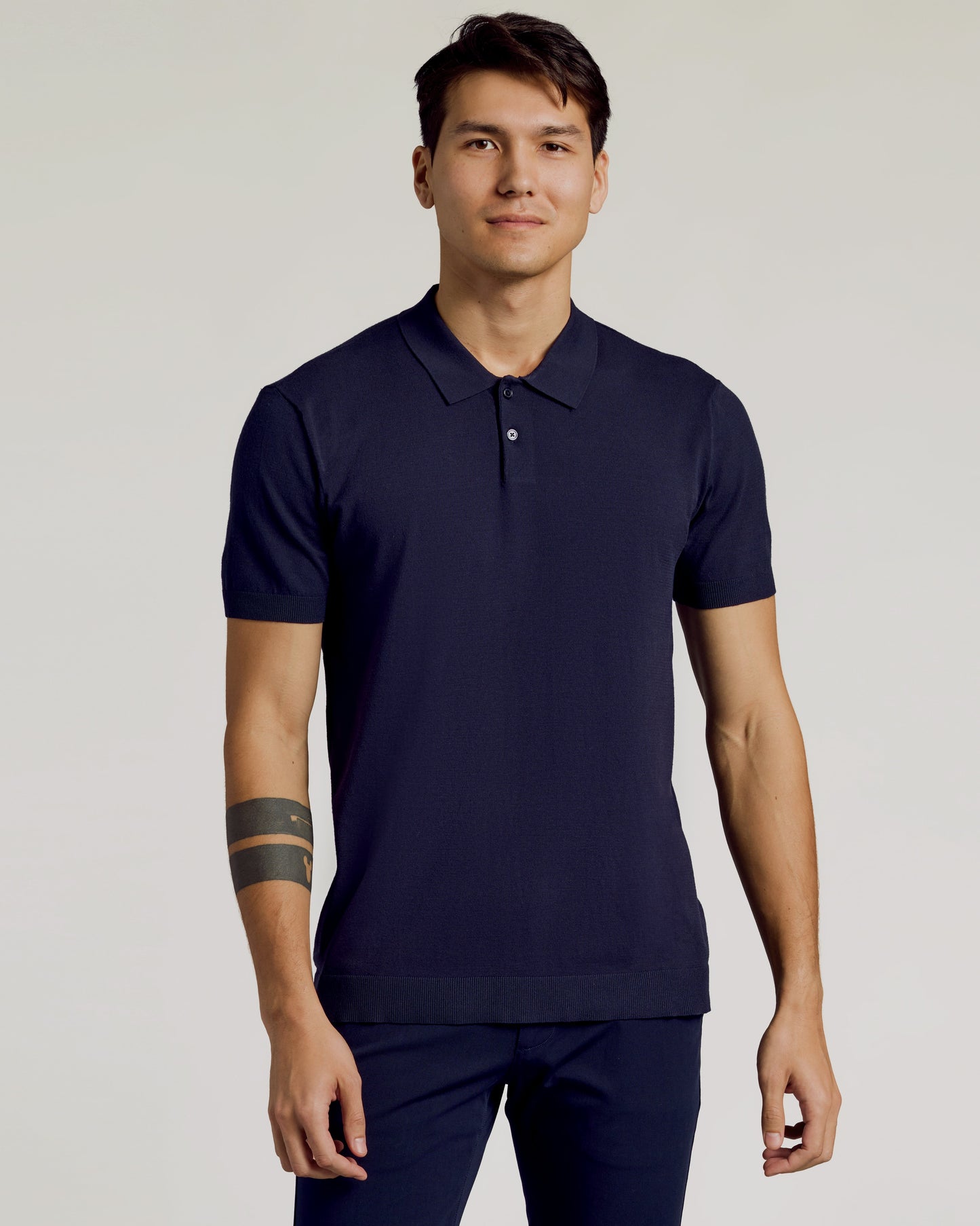 Neutral Navy Dressy Polo 6-Pack