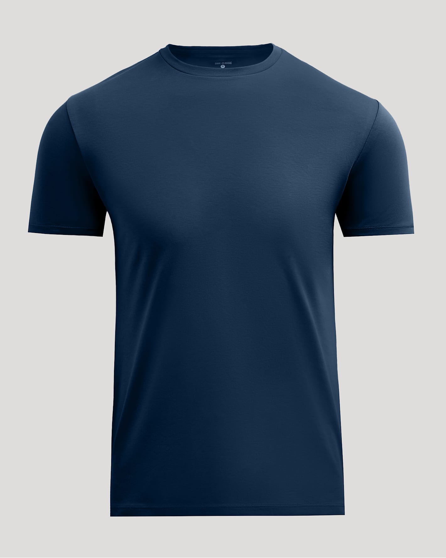 Navy Pima Cotton Blend Crew