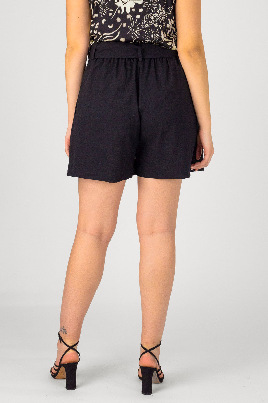 Black Paperbag Short - Final Sale