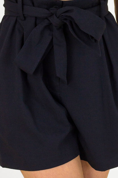 Black Paperbag Short - Final Sale