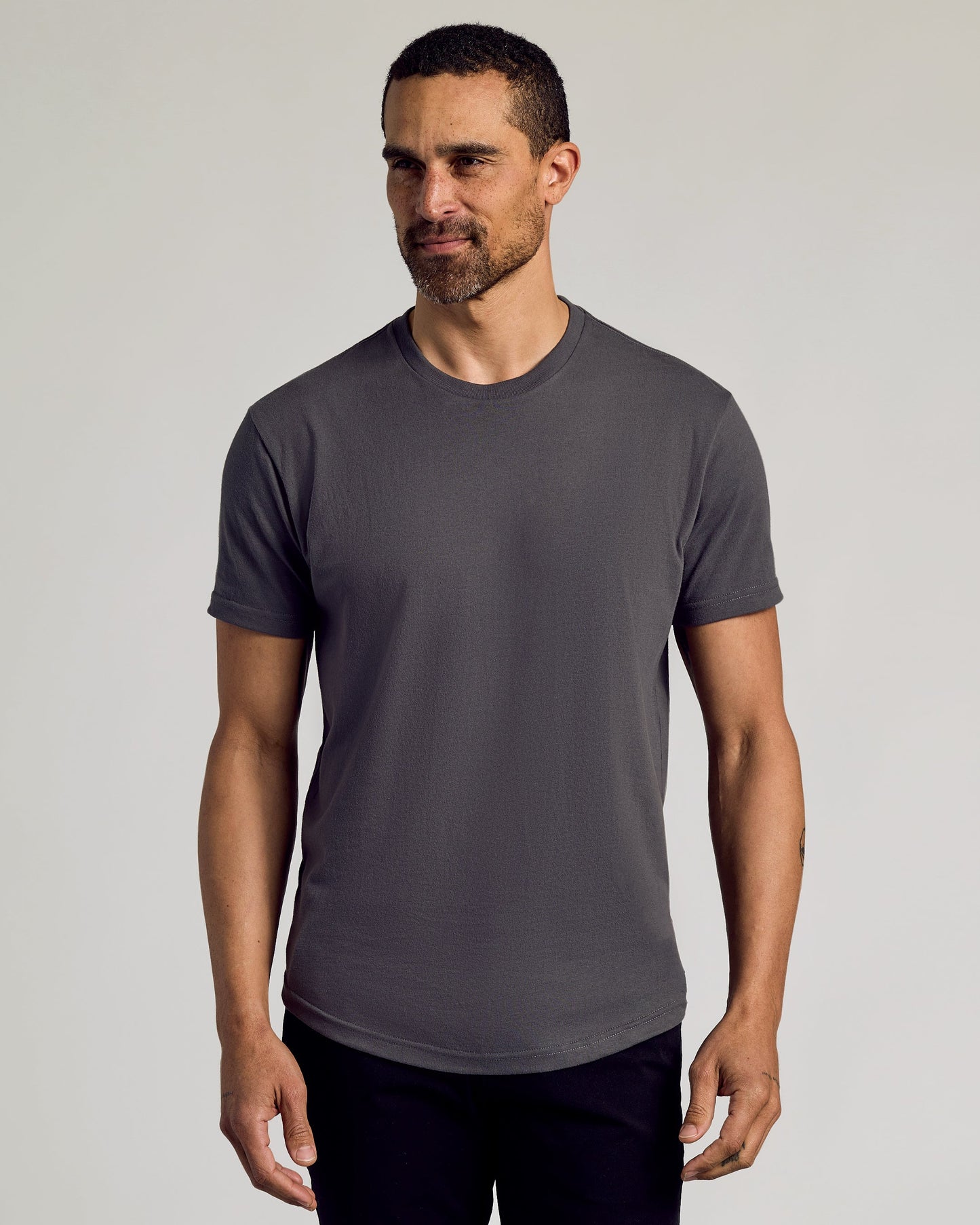 Classic Curved Hem Crew Neck 6-Pack