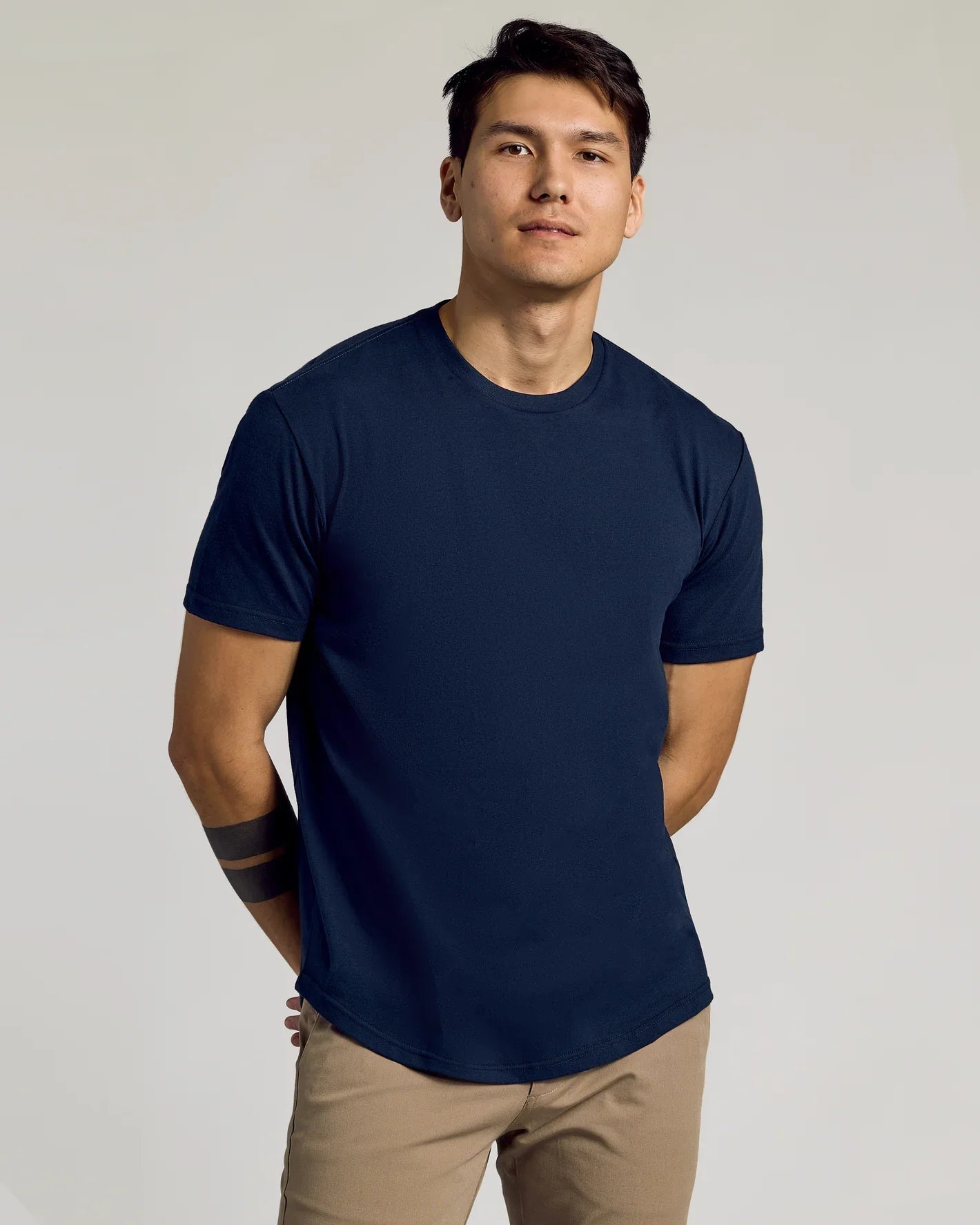 Classic Curved Hem Crew Neck 6-Pack