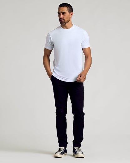 Classic Curved Hem Crew Neck 6-Pack
