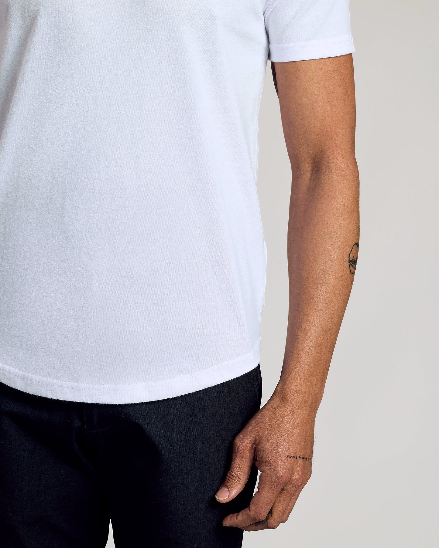 Classic Curved Hem Crew Neck 6-Pack