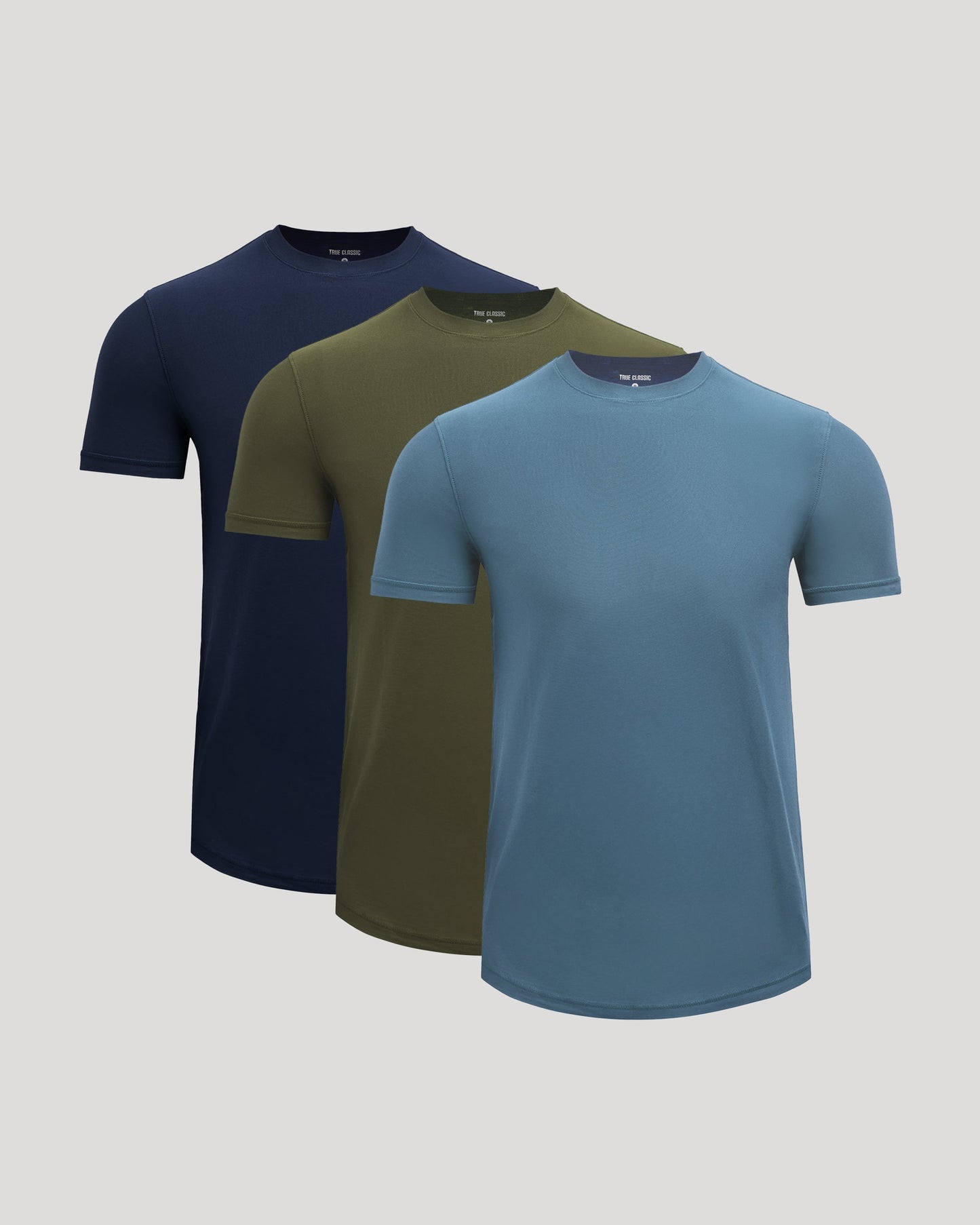 Active Curved Hem Crew 3-Pack