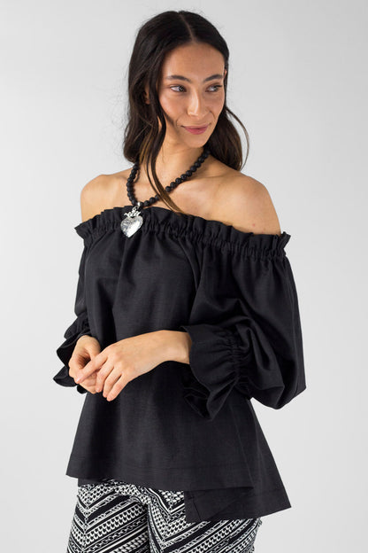 Black Shimmer Top NT