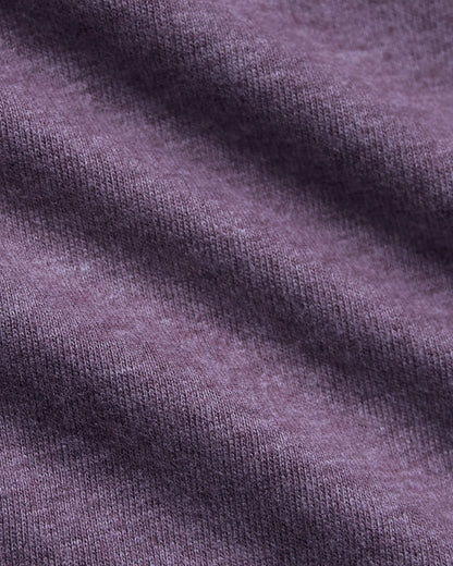 Dark Heather Plum Classic V-Neck
