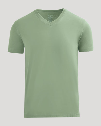 Sage Green Classic V-Neck