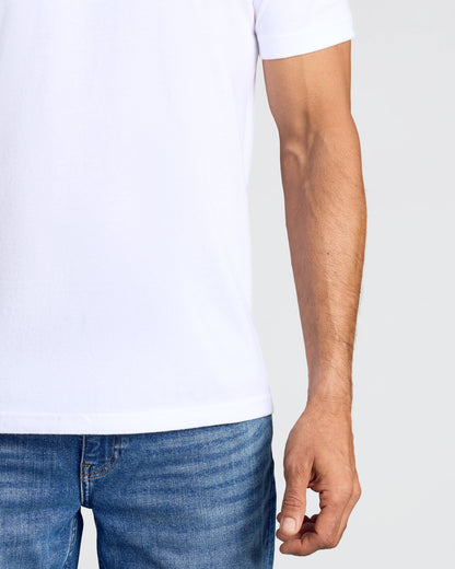 White Classic V-Neck 3-Pack