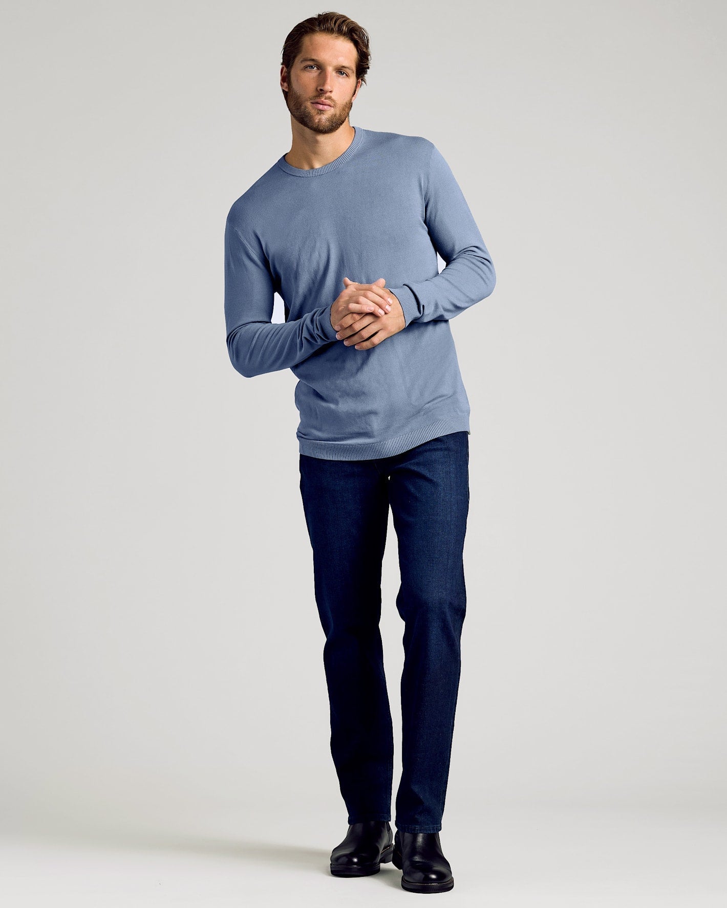 Dressy Crew Neck Sweater 3-Pack