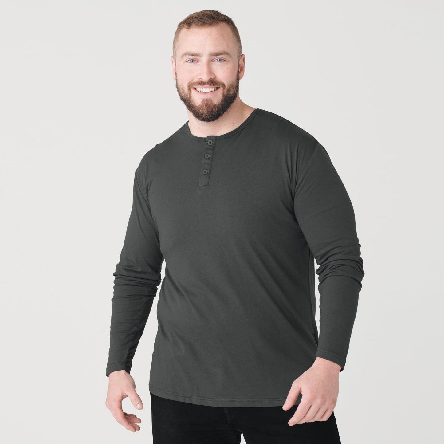 Carbon Classic Long Sleeve Henley