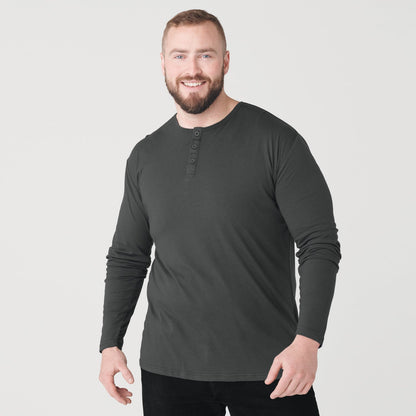 Carbon Classic Long Sleeve Henley