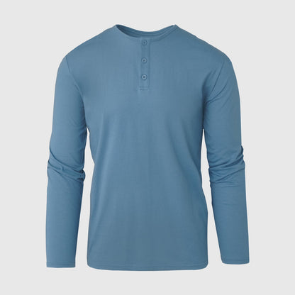 Indigo Classic Long Sleeve Henley