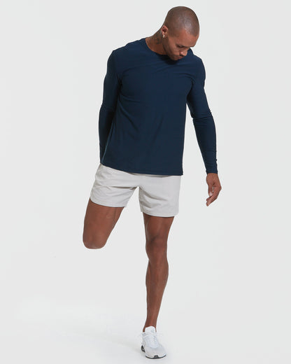 Standard Active Long Sleeve Crew T-Shirt 3-Pack
