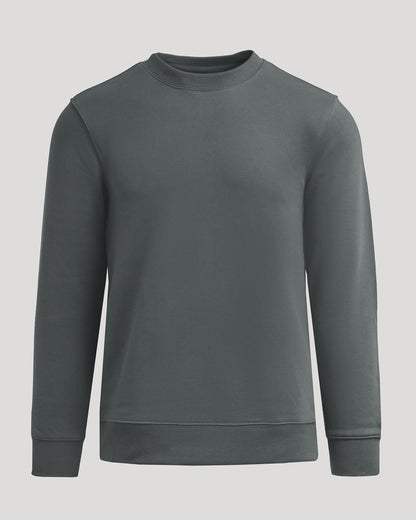 Carbon Fleece French Terry Pullover Crew Neck