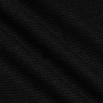 Black Waffle Hoodie