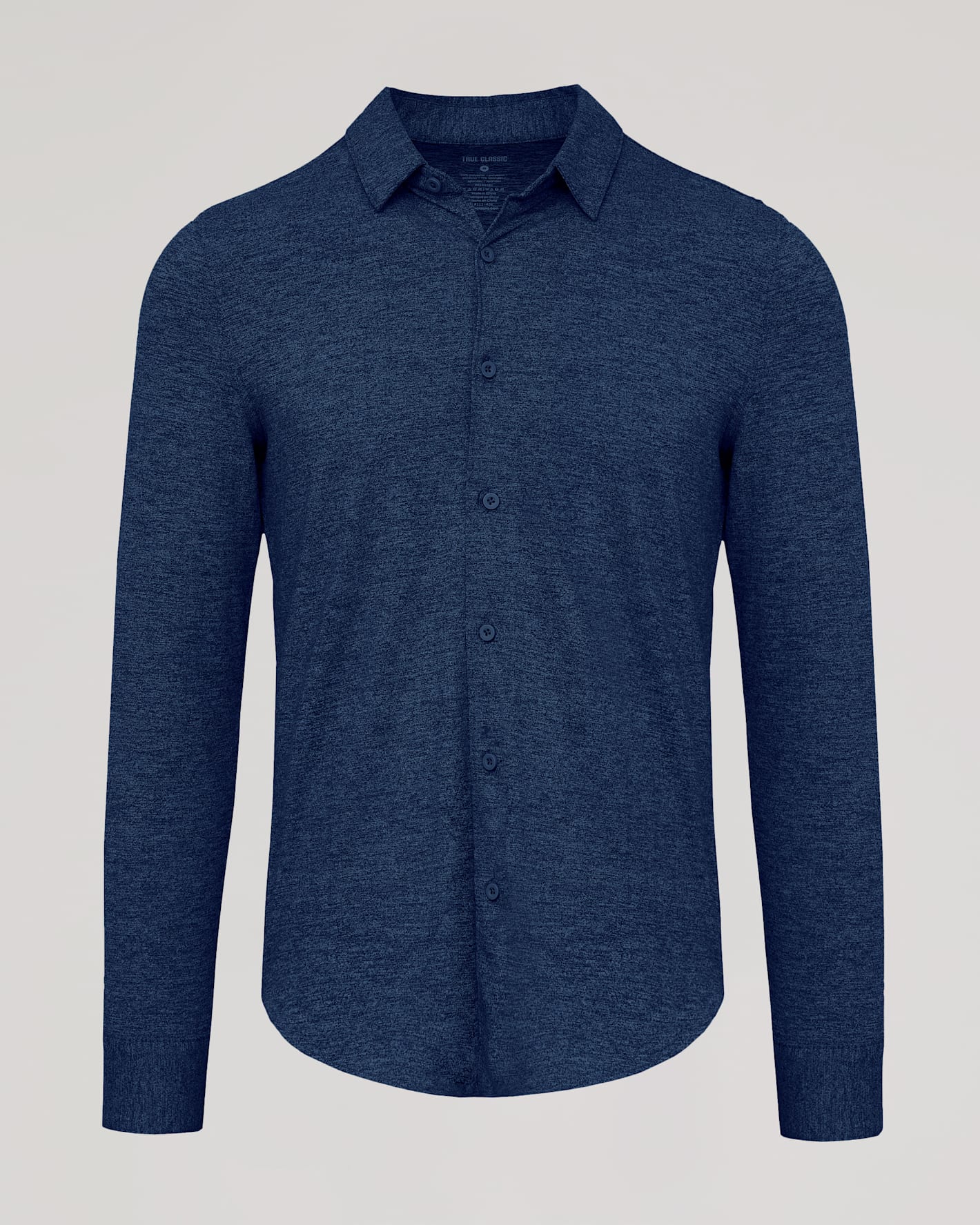 Dark Heather Navy Long Sleeve Do-It-All Comfort Shirt