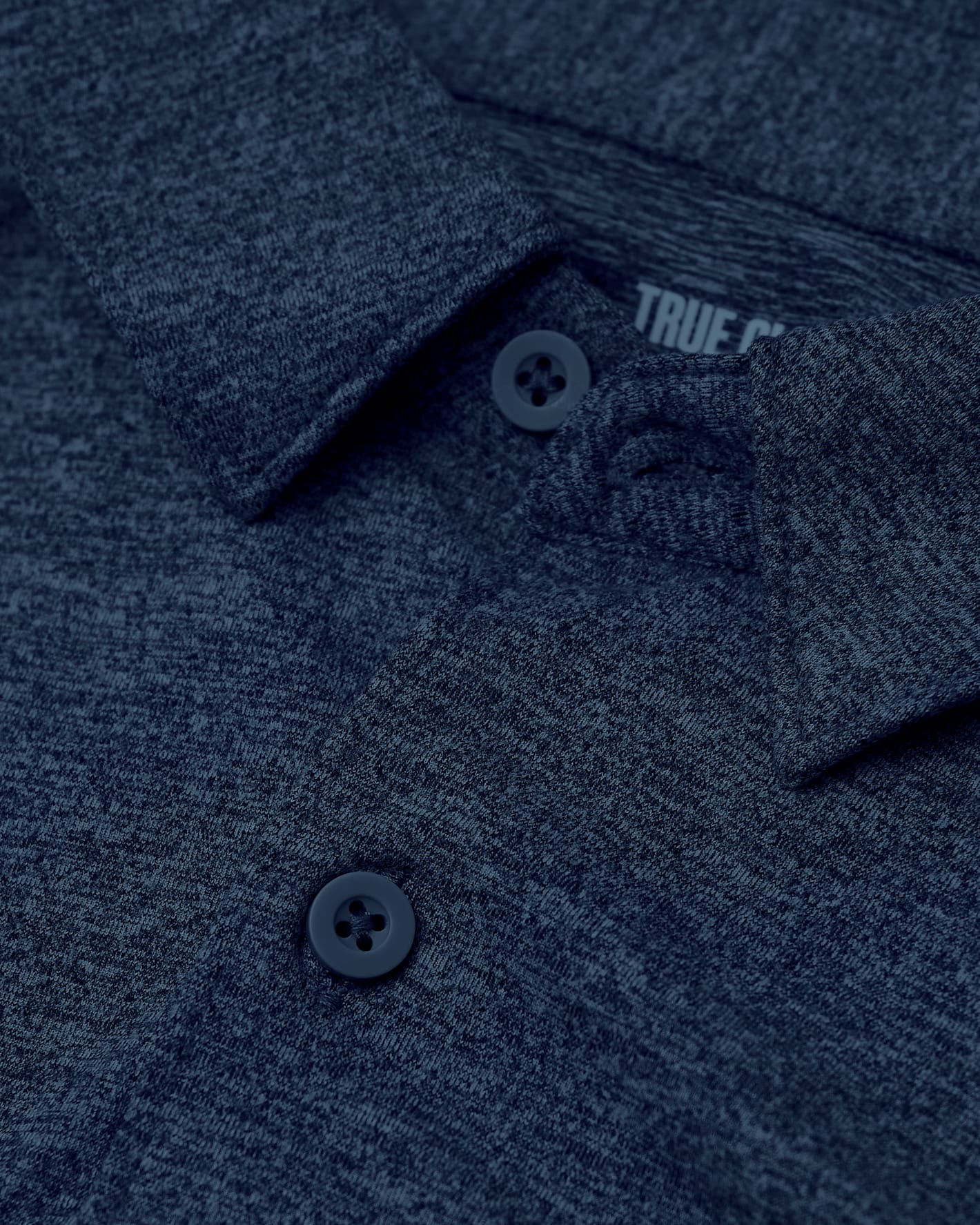 Dark Heather Navy Long Sleeve Do-It-All Comfort Shirt