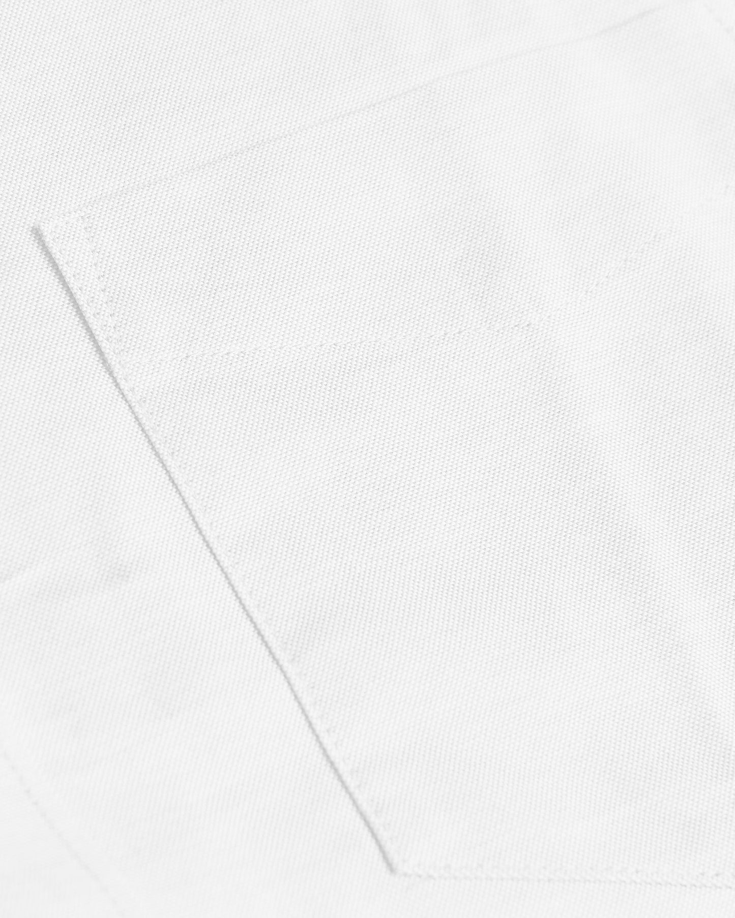 White Stretch Oxford Long Sleeve Button Up Shirt