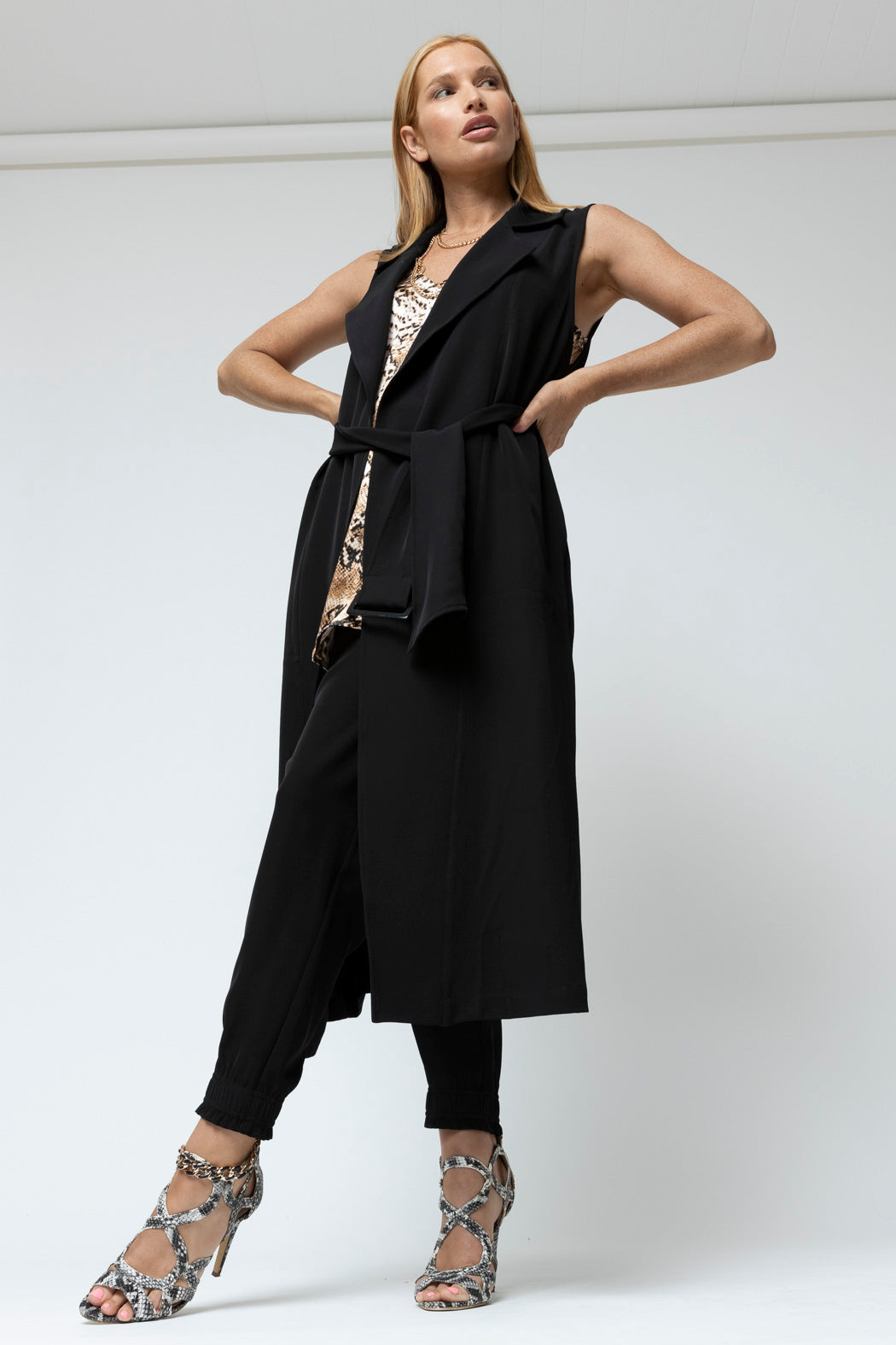 Black Euro Vest