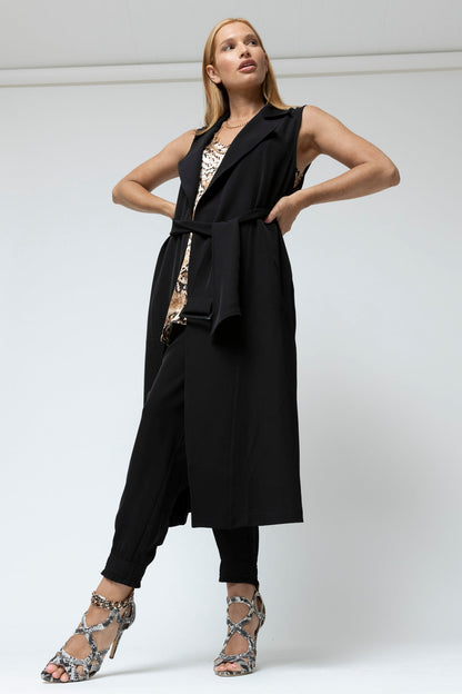 Black Euro Vest