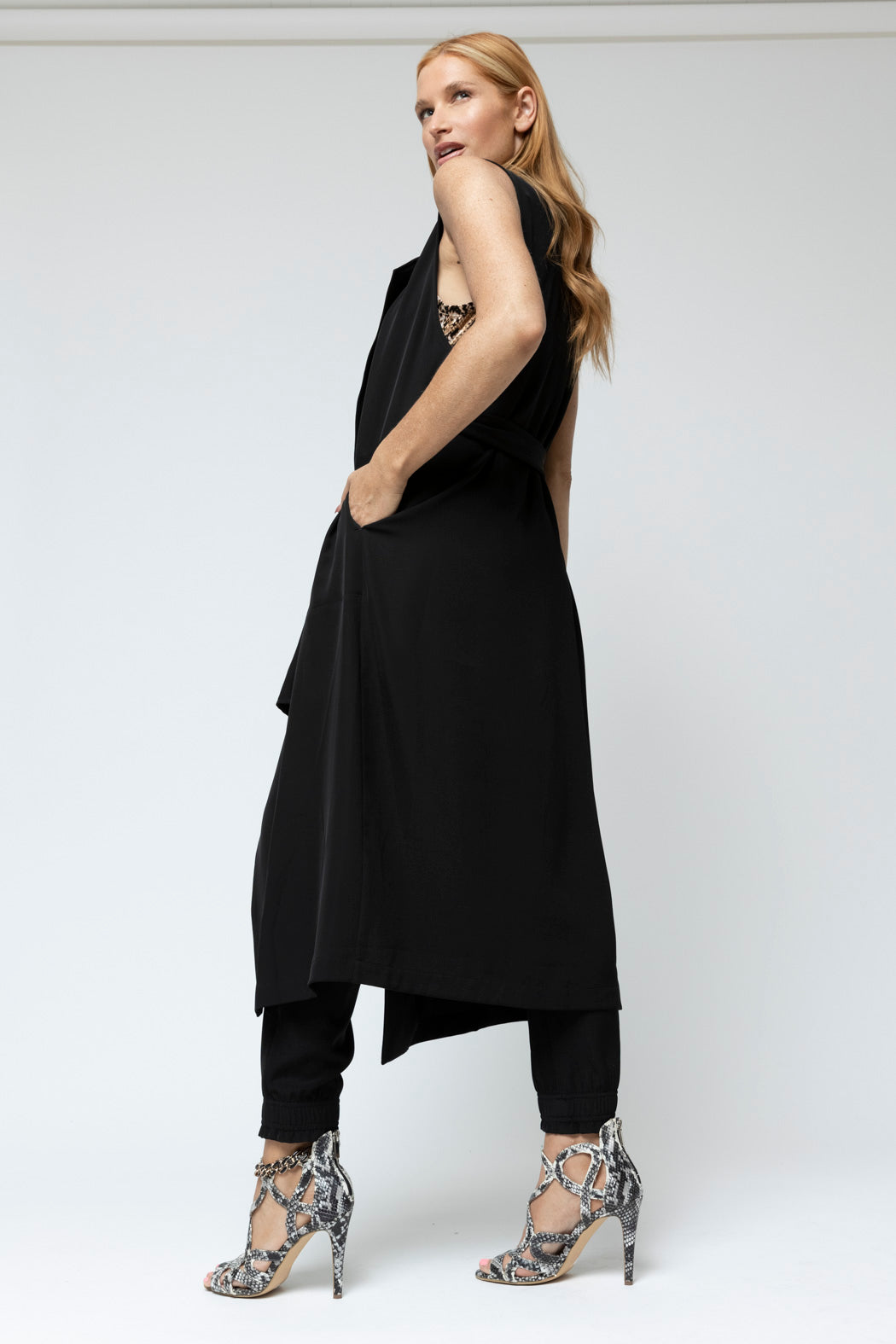 Black Euro Vest