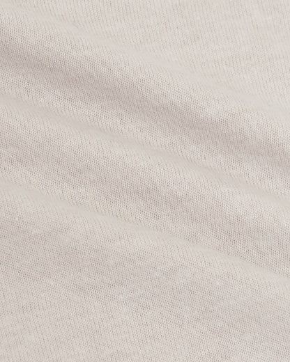 Oatmeal Tall Straight Hem Crew Neck T-Shirt
