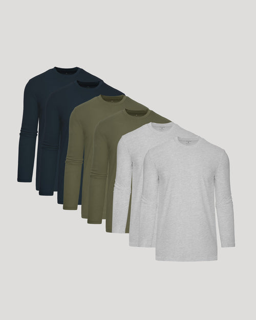 Tall Classic Long Sleeve Crew 6-Pack