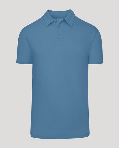 Indigo Short Sleeve Tall Polo