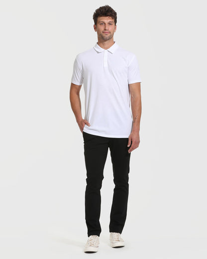 Black & White Tall Classic Polo 10-Pack
