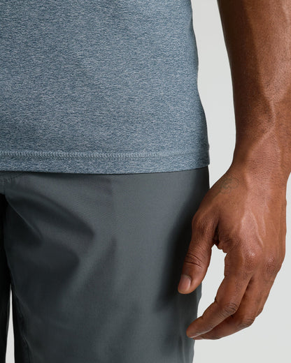 Heather Navy Tall Active Crew Neck 2.0
