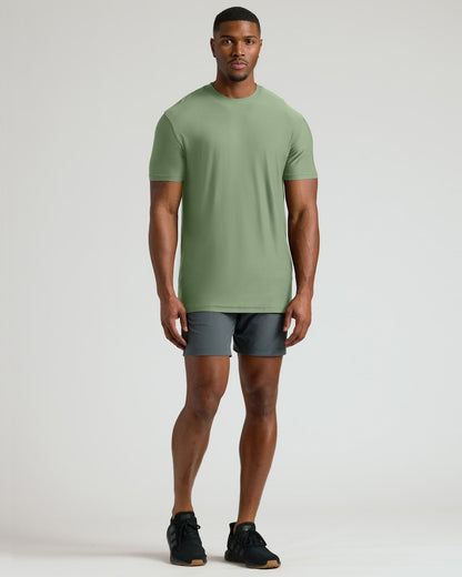 Sage Green Tall Active Crew Neck
