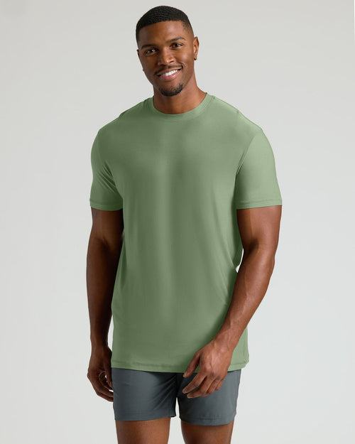 Sage Green Tall Active Crew Neck