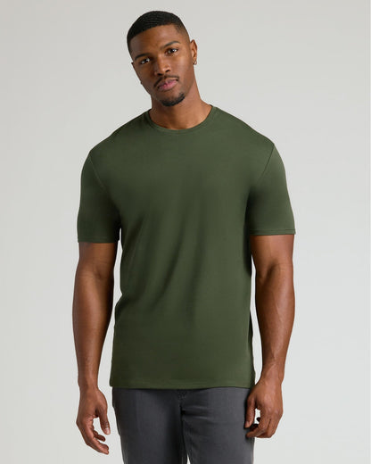 Tall Pima Cotton Blend Crew 4-Pack