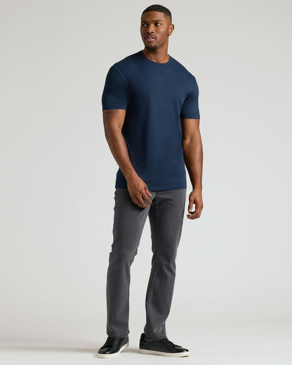 Tall Pima Cotton Blend Crew 2-Pack