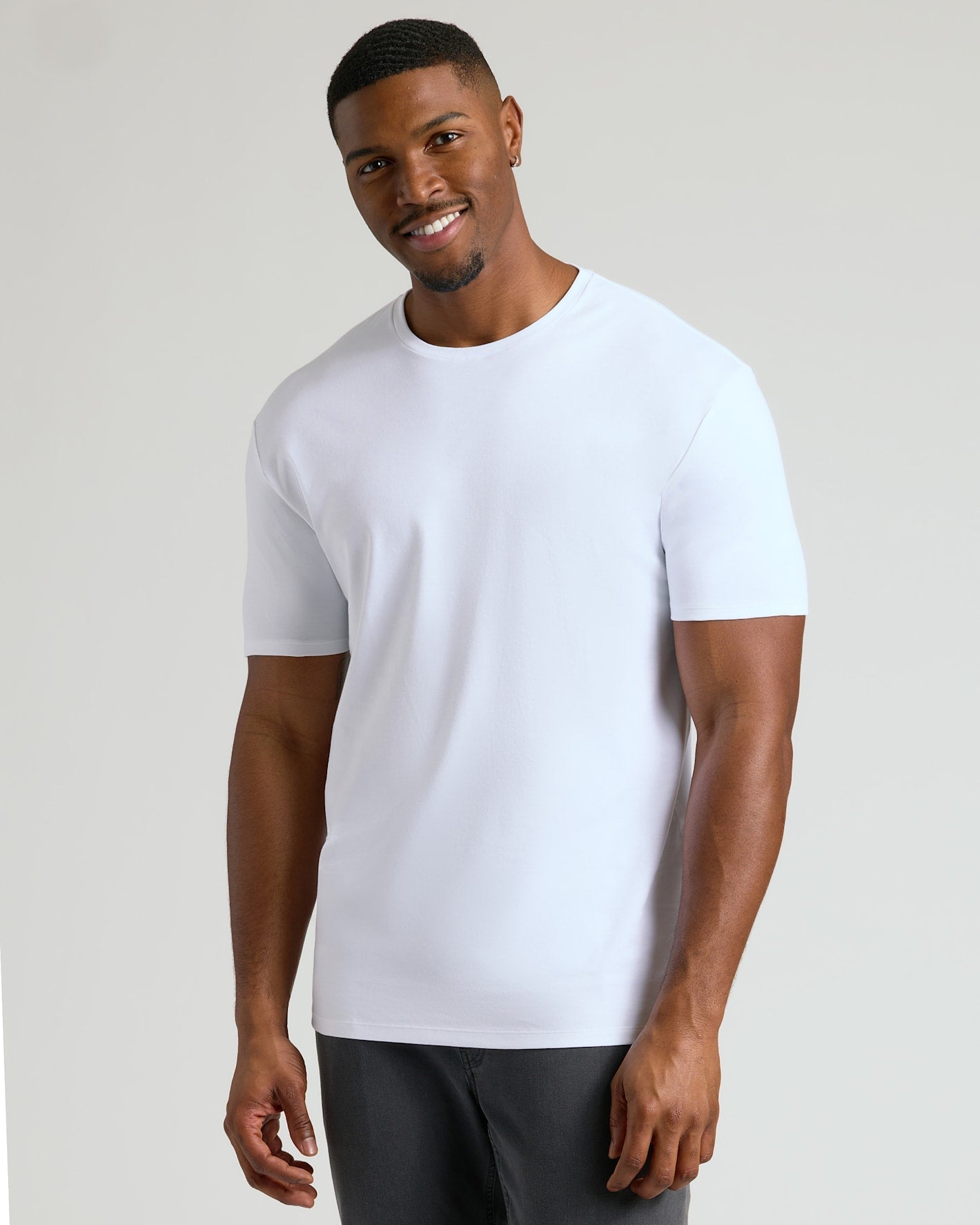Tall Pima Cotton Blend Crew 4-Pack