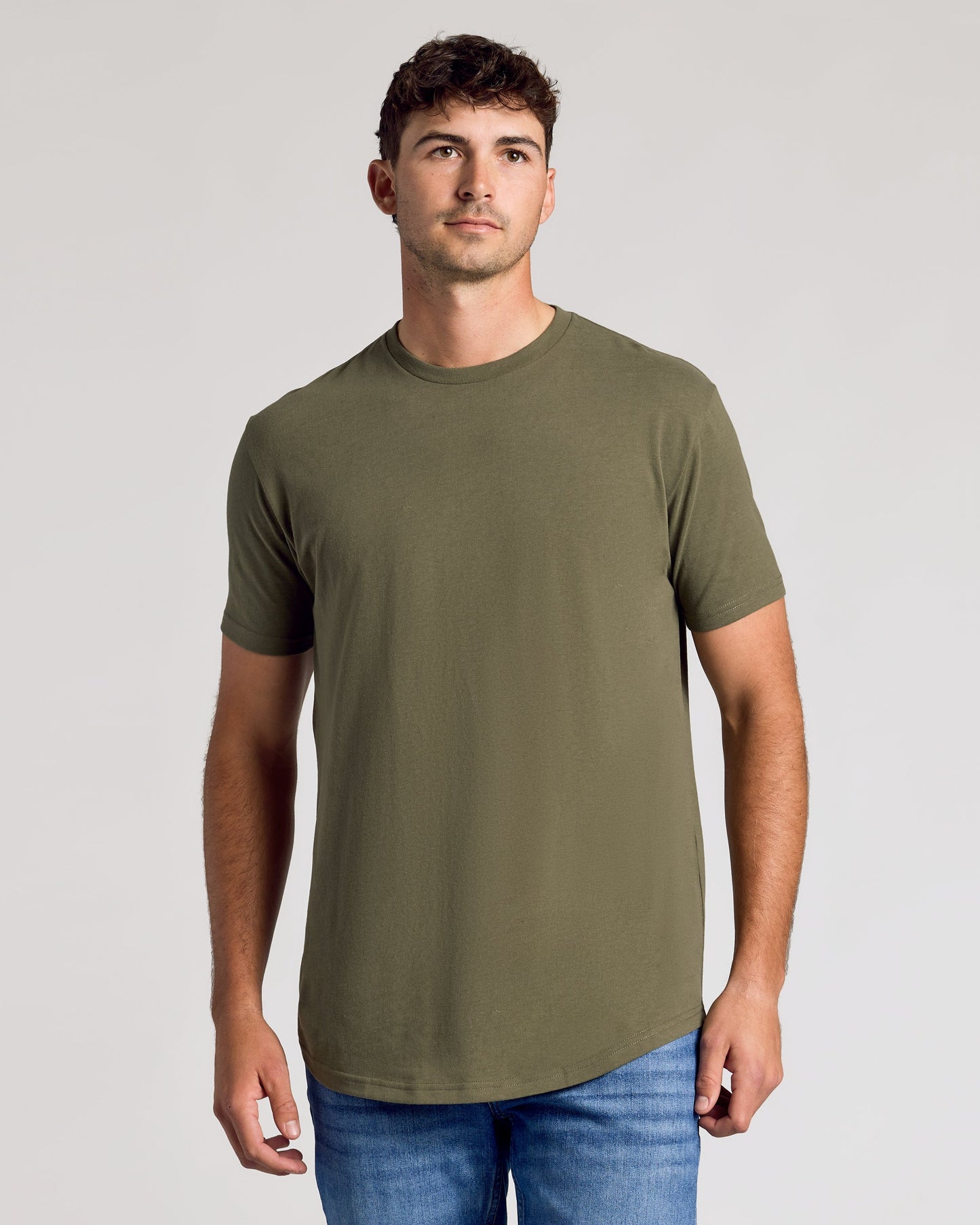 Short Sleeve Tall Curved Hem Crew 6-Pack
