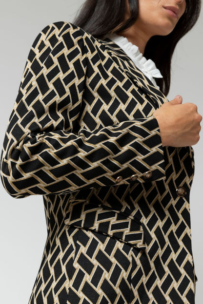 Black Deco Luna Blazer - Sale