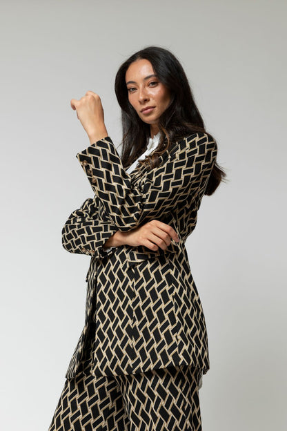 Black Deco Luna Blazer - Sale