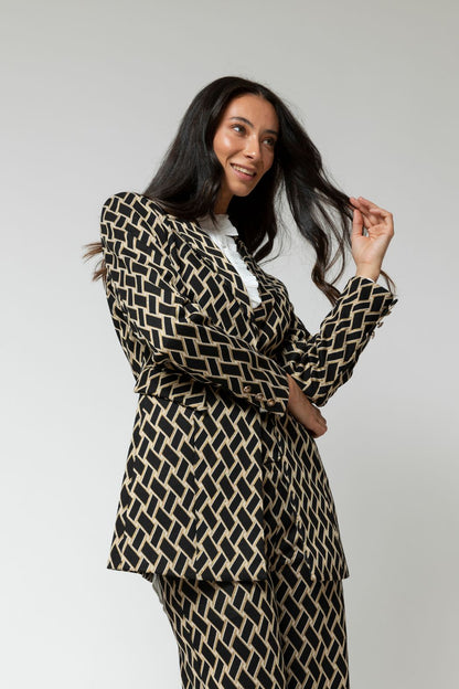 Black Deco Luna Blazer - Sale