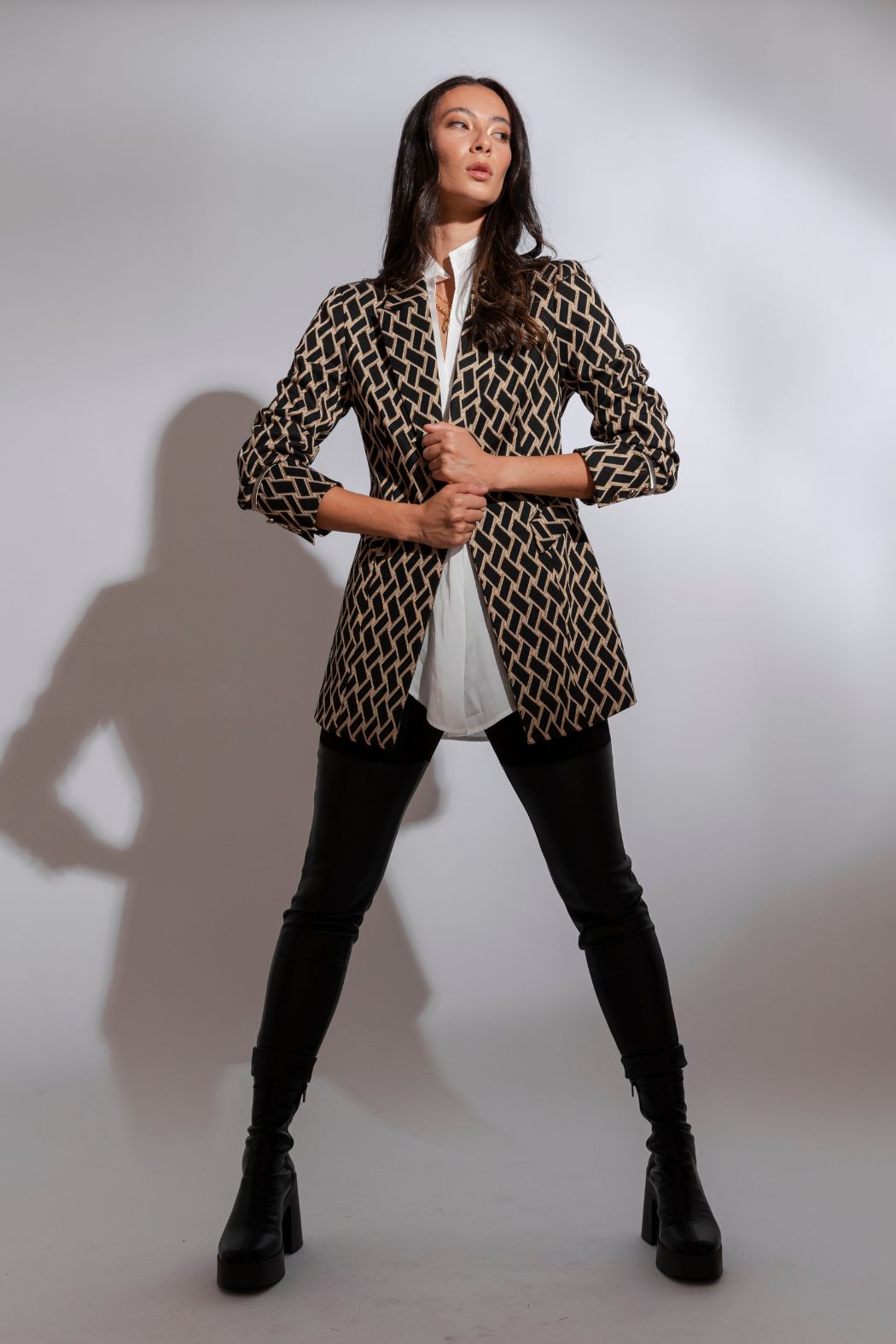 Black Deco Luna Blazer - Sale
