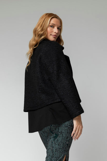 Black Astra Crop Jacket