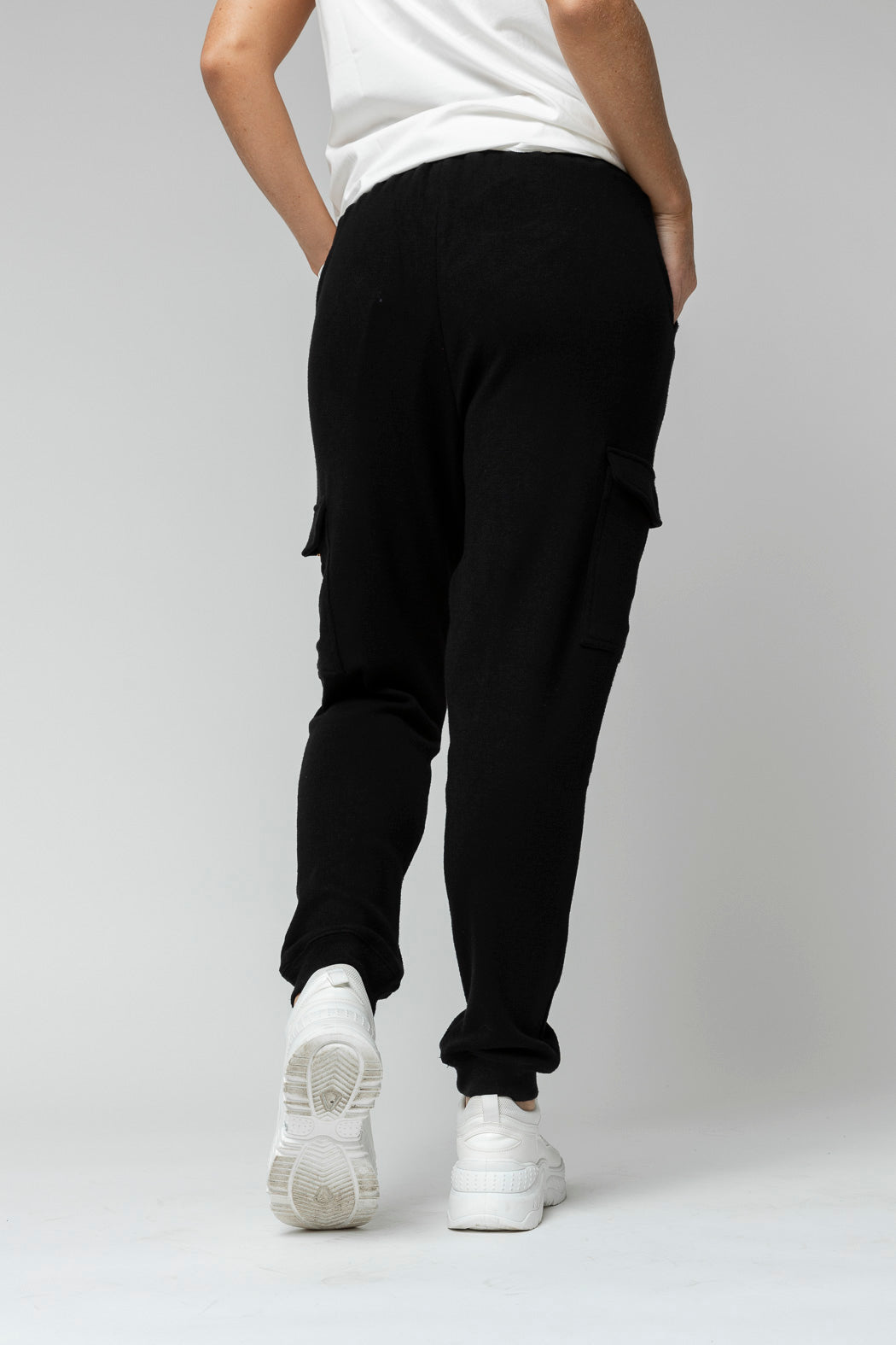 Black Cargo Lounge Pant